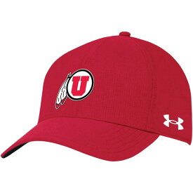 【送料無料】 アンダーアーマー レディース 帽子 アクセサリー Utah Utes Under Armour Women's Logo Adjustable Hat Red