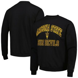 チャンピオン メンズ パーカー・スウェットシャツ アウター Arizona State Sun Devils Champion High Motor Pullover Sweatshirt Black