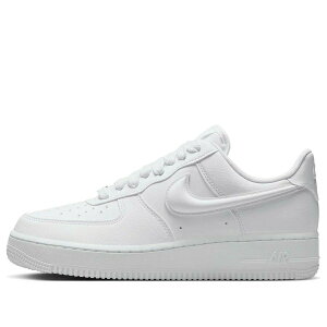 Nike �i�C�L ���f�B�[�X �X�j�[�J�[ �y(WMNS) Nike Air Force 1 Low '07 Next Nature 'Triple White Bulbous Swoosh' HF2014-100�z �T�C�Y US_W_10