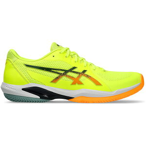 ASICS アシックス メンズ スニーカー 【ASICS Solution Swift FF 2 Padel Safety Yellow Stadium Orange】 サイズ US_8(26.0cm) Safety Yellow/Stadium Orange