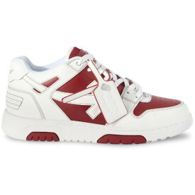 OFF-WHITE オフホワイト メンズ スニーカー 【OFF-WHITE Out Of Office OOO Low Tops】 サイズ EU_46(31.0cm) Brick Red White
