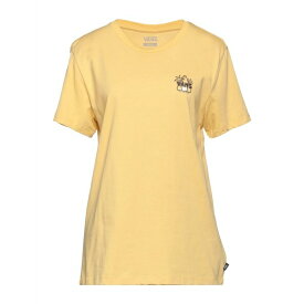 VANS バンズ Tシャツ トップス レディース T-shirts Yellow