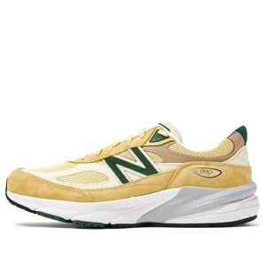 New Balance �j���[�o�����X �����Y �X�j�[�J�[ �yNew Balance 990 V6 Made in Usa 'Yellow Green' M990TE6�z �T�C�Y US_8(26.0cm)
