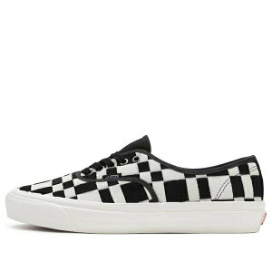 Vans �o���Y �����Y �X�j�[�J�[ �yVans Authentic Woven Check 44 DX 'White Black' VN0A4BVYBA2�z �T�C�Y US_M_3.5