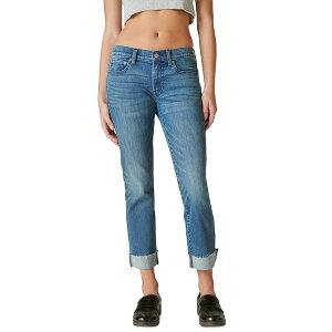 ���b�L�[�u�����h ���f�B�[�X �f�j���p���c �{�g���X Women's Mid-Rise Sweet Crop Cuffed Jeans Gemini