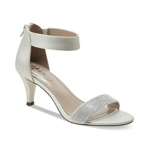 X^CAhR[ fB[X T_ V[Y Women's Phillys Two-Piece Evening Sandals, Created for Macy's White Sparkle