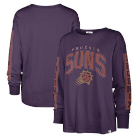 【送料無料】 フォーティーセブン レディース Tシャツ トップス Phoenix Suns '47 Women's Tomcat Long Sleeve TShirt Purple