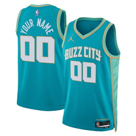 ジョーダン メンズ ユニフォーム トップス Charlotte Hornets Jordan Brand Unisex 2023/24 Custom Swingman Jersey Teal City Edition
