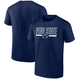 ファナティクス メンズ Tシャツ トップス Penn State Nittany Lions Fanatics Branded Classic Inline Team TShirt Navy