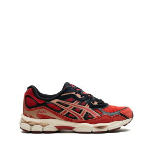�A�V�b�N�X �����Y �X�j�[�J�[ �V���[�Y X bleach gel-nyc renji abarai - red/black sneakers Red