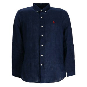 �����t���[���� �����Y �V���c �g�b�v�X Polo pony-embroidered shirt Blue