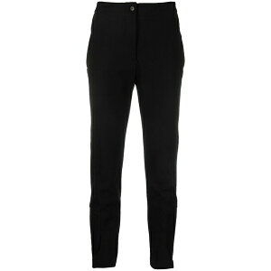 �A�X�y�W ���f�B�[�X �J�W���A���p���c �{�g���X Slim-fit high-waisted trousers Black