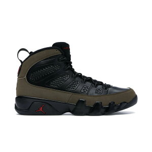 Jordan W[_ Y Xj[J[ yJordan 9 Retro Olive (2012)z TCY US_8(26.0cm) Black/Light Olive-Varsity Red