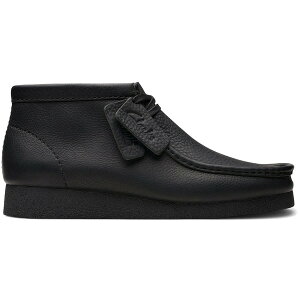 Clarks �N���[�N�X �����Y �X�j�[�J�[ �yClarks Originals Wallabee Evo Boot Black Leather�z �T�C�Y US_6.5(24.5cm) Black