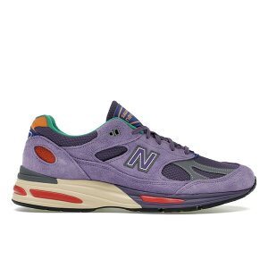 New Balance �j���[�o�����X �����Y �X�j�[�J�[ �yNew Balance 991v2 MiUK Salehe Bembury Colors Be The Palette�z �T�C�Y US_M_4 Purple/Purple