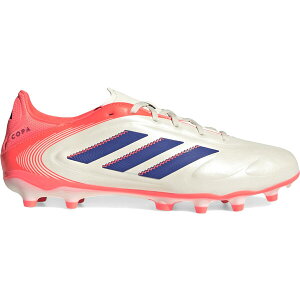 adidas �A�f�B�_�X �����Y �X�j�[�J�[ �yadidas Copa Pure 3 League FG/MG Coral Blaze Pack�z �T�C�Y US_7.5(25.5cm) Off White/Lucid Blue/Signal Coral