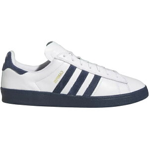 adidas AfB_X Y Xj[J[ yadidas Campus ADV Mirrored Lines Pack White Navyz TCY US_7.5(25.5cm) Cloud White/Collegiate Navy/Blue Bird