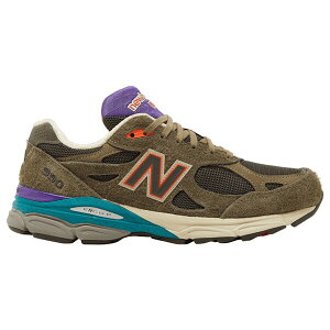New Balance �j���[�o�����X �����Y �X�j�[�J�[ �yNew Balance 990v3 YCMC MiUSA Trailblazers�z �T�C�Y US_10.5(28.5cm) Dark Camo/Camo Green/Prism Purple/Poppy