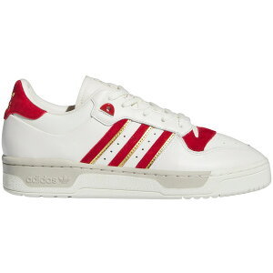 adidas �A�f�B�_�X �����Y �X�j�[�J�[ �yadidas Rivalry 86 Low Cloud White Team Power Red Ivory�z �T�C�Y US_9.5(27.5cm) Cloud White/Team Power Red 2/Ivory