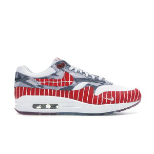 Nike �i�C�L �����Y �X�j�[�J�[ �yNike Air Max 1 x Wasafu Los Primeros�z �T�C�Y US_12(30.0cm) White/University Red-Neutral Grey