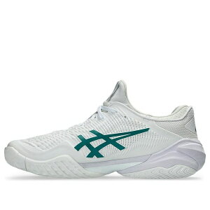 ASICS �A�V�b�N�X �����Y �X�j�[�J�[ �yASICS Court FF 3 'White Pitch Green' 1041A574-100�z �T�C�Y US_7.5(25.5cm)