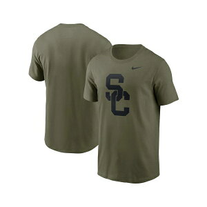 iCL Y Vc gbvX Men's Olive USC Trojans 2024 Military Appreciation Tonal Logo Performance T-Shirt Olive