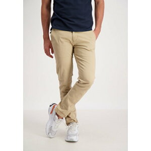 h[o[O Y JWApc {gX SLIM FIT SUPERFLEX PANTS - Chinos - sand