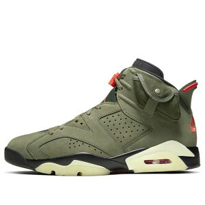 Jordan �W���[�_�� �����Y �X�j�[�J�[ �yAir Jordan 6 Retro x Travis Scott 'Olive' CN1084-200�z �T�C�Y US_6.5(24.5cm)