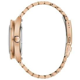 ブロバ レディース 腕時計 アクセサリー Men's Automatic Oceanographer GMT Rose Gold-Tone Stainless Steel Bracelet Watch 41mm Rose