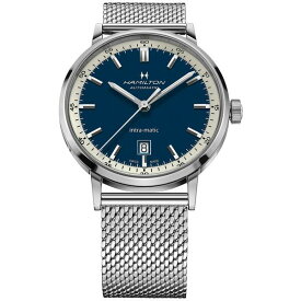 ハミルトン レディース 腕時計 アクセサリー Men's Swiss Intra-Matic Stainless Steel Mesh Bracelet Watch 40mm Stainless Steel