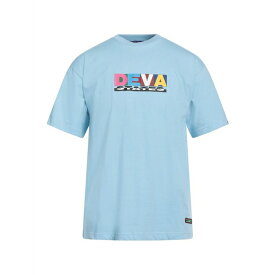 【送料無料】 デブ ステーツ メンズ Tシャツ トップス T-shirts Sky blue