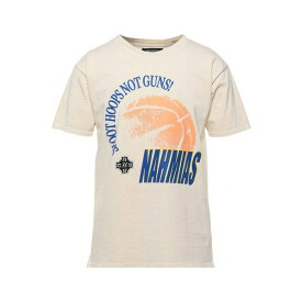 【送料無料】 ナミアス メンズ Tシャツ トップス T-shirts Beige