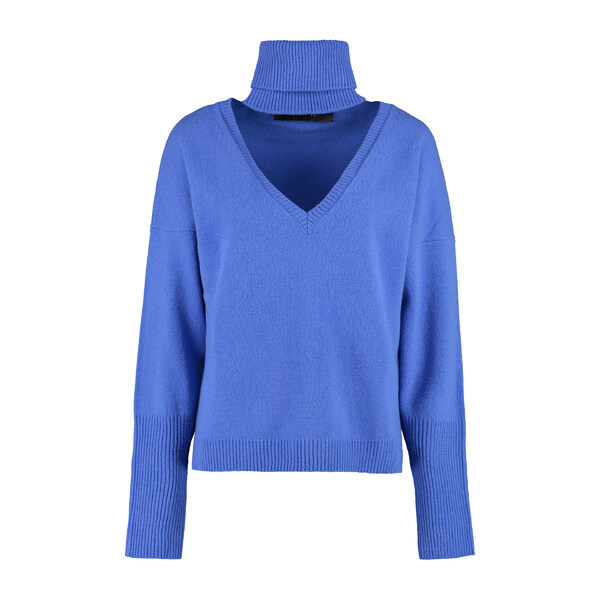 フェデリカ・トシ レディース ニット&セーター アウター Wool And Cashmere Sweater blueのサムネイル