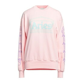 【送料無料】 アリーズ レディース パーカー・スウェットシャツ アウター Sweatshirts Light pink