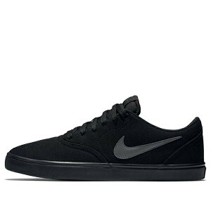Nike �i�C�L �����Y �X�j�[�J�[ �yNike Check Solarsoft Canvas SB 'Triple Black' 843896-002�z �T�C�Y US_M_4