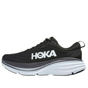 HOKA ONE ONE �z�J�I�l�I�l �����Y �X�j�[�J�[ �yHOKA ONE ONE Bondi 8 'Black White' 1123202-BWHT�z �T�C�Y US_M_14
