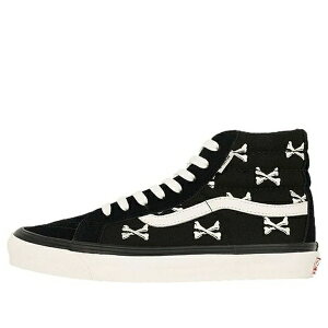 Vans �o���Y �����Y �X�j�[�J�[ �yVans WTAPS x OG SK8-HI LX 'Bones' VN0003T0KBC�z �T�C�Y US_M_4
