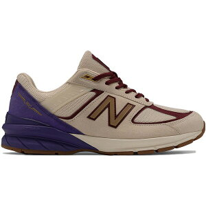 New Balance �j���[�o�����X �����Y �X�j�[�J�[ �yNew Balance 990v5 My Story Matters�z �T�C�Y US_8(26.0cm) Angora/Purple