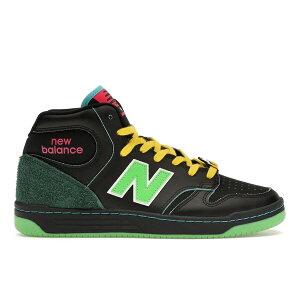 New Balance ニューバランス メンズ スニーカー 【New Balance Numeric 480 High Natas Kaupas】 サイズ US_M_13 Black/Lime Green