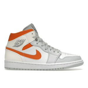 Jordan �W���[�_�� �����Y �X�j�[�J�[ �yJordan 1 Mid Starfish Pure Platinum�z �T�C�Y US_7(25.0cm) White/Starfish-Pure Platinum-Sail