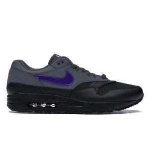 Nike �i�C�L �����Y �X�j�[�J�[ �yNike Air Max 1 Ripstop Dark Grey�z �T�C�Y US_9.5(27.5cm) Dark Grey/Black-Pink Blast-Fierce Purple