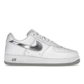 Nike ナイキ メンズ スニーカー 【Nike Air Force 1 '07 Low】 サイズ US_8.5(26.5cm) Color of the Month White Metallic Silver