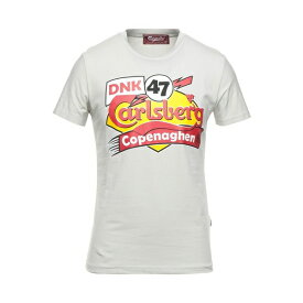 【送料無料】 カールスバーグ メンズ Tシャツ トップス T-shirts Light grey