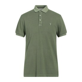 【送料無料】 トラサルディ メンズ ポロシャツ トップス Polo shirts Military green