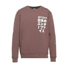 【送料無料】 エンタープライズ ジャパン メンズ パーカー・スウェットシャツ アウター Sweatshirts Brown