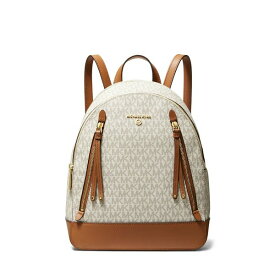 マイケルコース レディース バックパック・リュックサック バッグ Logo Brooklyn Backpack Vanilla/acorn