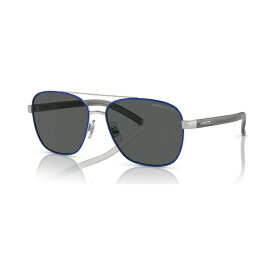 アーネット メンズ サングラス・アイウェア アクセサリー Men's Walvis Polarized Sunglasses, Polar AN3087 Silver, Blue