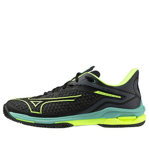 Mizuno �~�Y�m �����Y �X�j�[�J�[ �yMizuno Wave Exceed Tour 6 'Black Neon Green' 61GA247046�z �T�C�Y US_10(28.0cm)