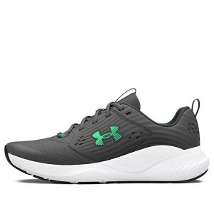 Under Armour �A���_�[�A�[�}�[ �����Y �X�j�[�J�[ �yUnder Armour Charged Commit 4 'Castlerock Vapor Green' 3026017-104�z �T�C�Y US_7(25.0cm)