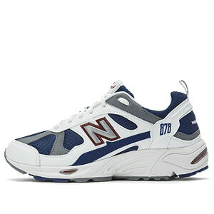 New Balance �j���[�o�����X �����Y �X�j�[�J�[ �yNew Balance 878 Series White Blue CM878RSD�z �T�C�Y US_9.5(27.5cm)